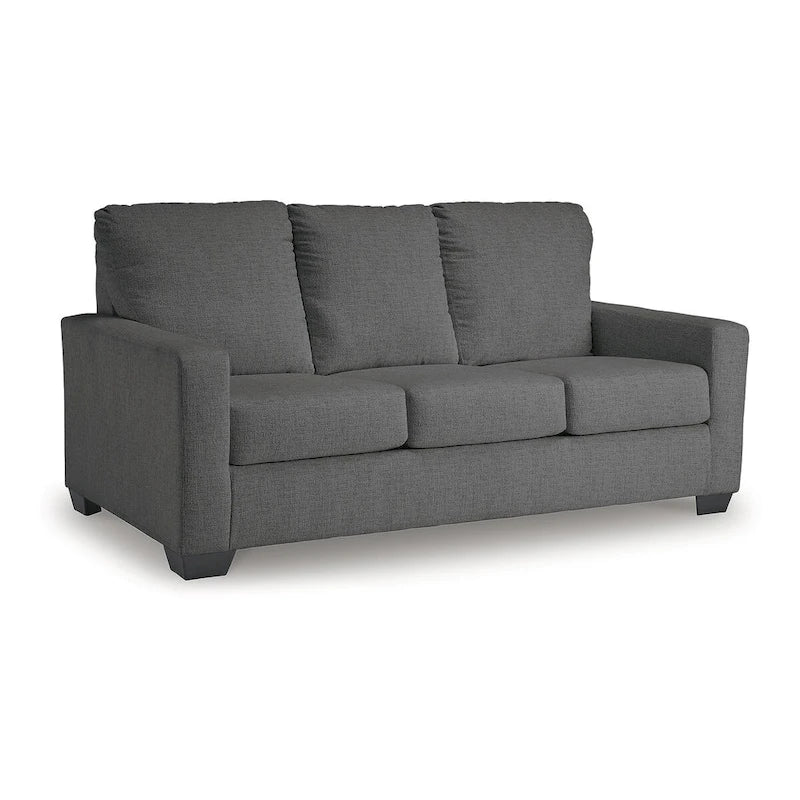 Full Sofa Sleeper with Memory Foam Mattress – Pewter