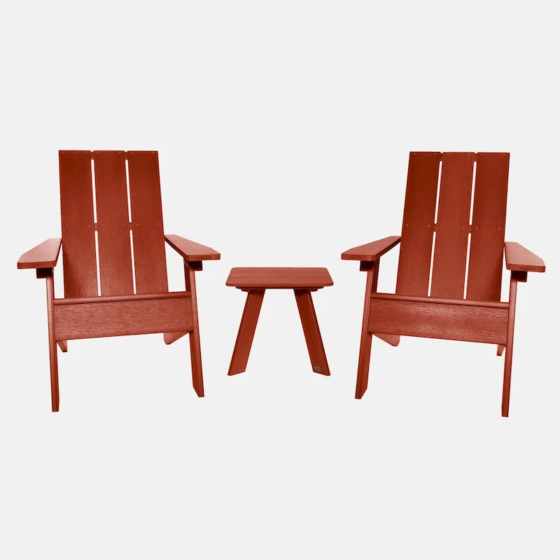 HIGHWOOD 3-piece Adirondack Chairs and Side Table Set