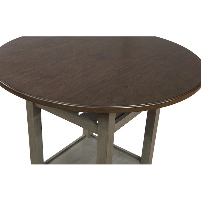 Simmons Antique White and Brown 5-piece Dining Set