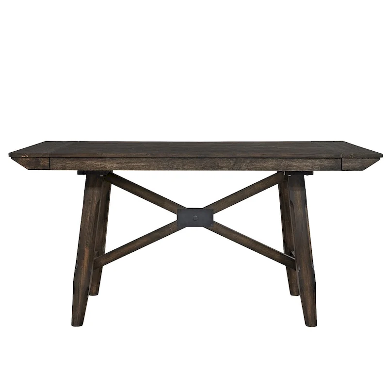 Double Bridge Dark Chestnut Gathering Table Set