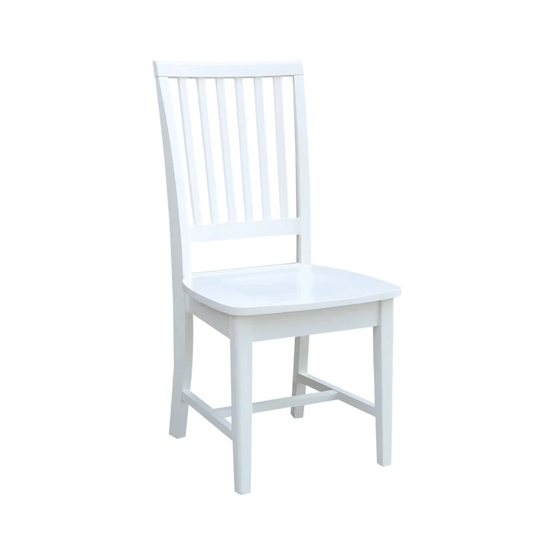 Solid Wood Mission Dining Side Chairs, Set of 2