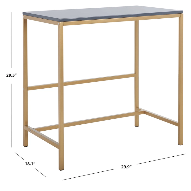 SAFAVIEH Aleen Glossy Wooden Desk