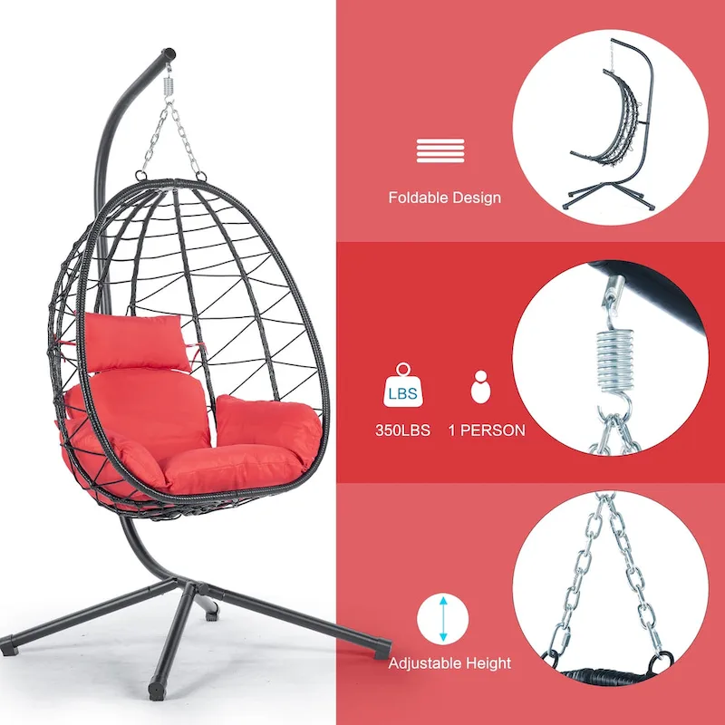 Waterproof Wicker Swing Chair