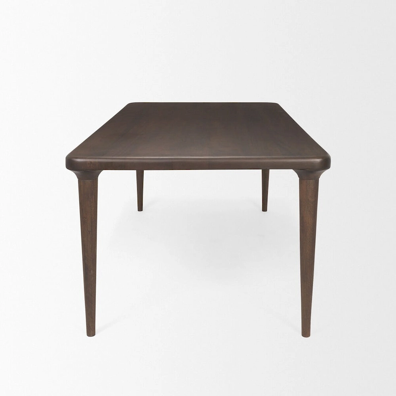 Suvan Medium Dark Brown Rectangular Solid Wood Table