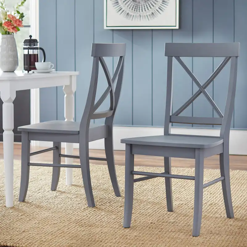 Simple Living 7-piece Albury Cross Back Dining Set