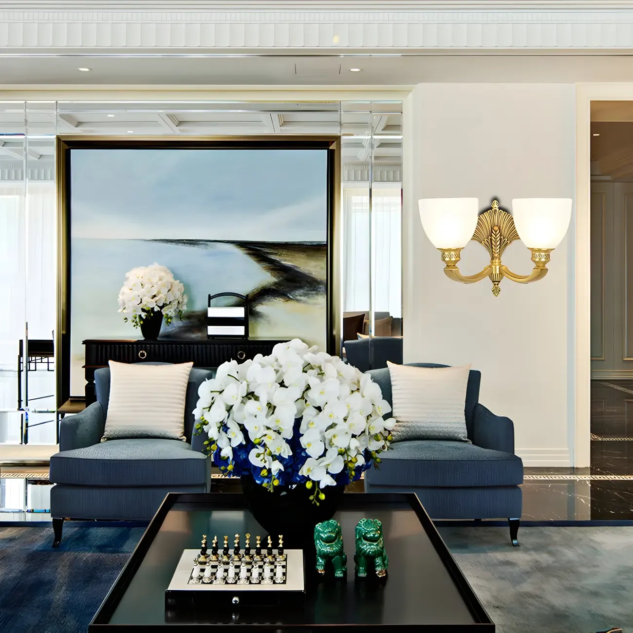 Colonial Bowl Brass Gold Glass Up Wall Light Fixture