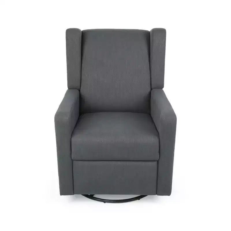 Christopher Knight Home Hounker Fabric Upholstered Swivel Recliner