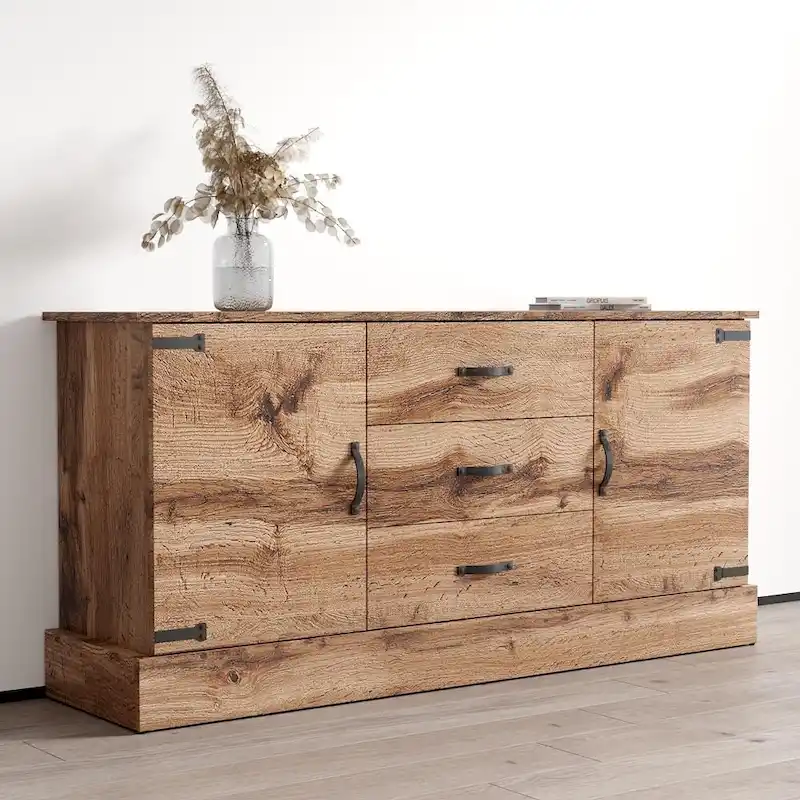 Modern Matte Sideboard - Multi-Purpose Storage
