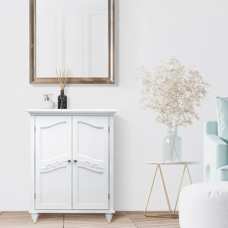 Versailles Freestanding Two-Door Floor Accent Cabinet