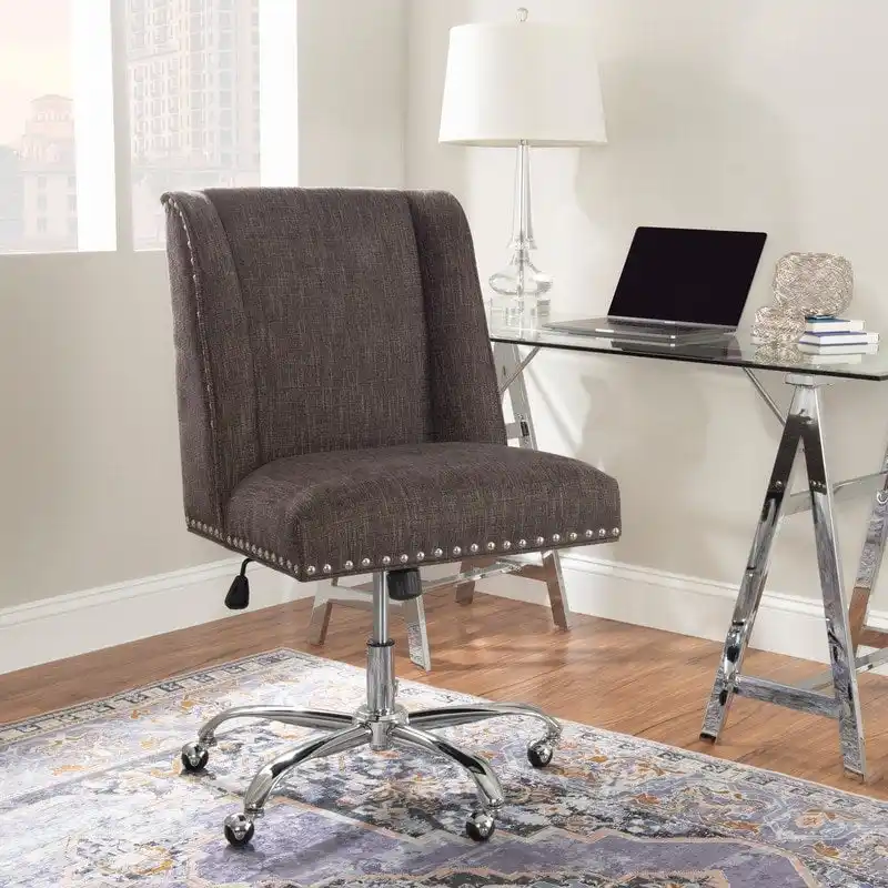 Violet Charcoal Office Swivel Chair