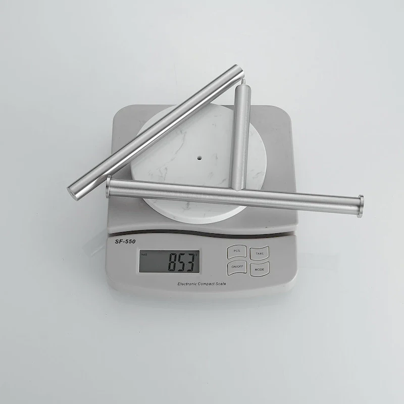 T-Shape Towel Rack With Natural Marble Base