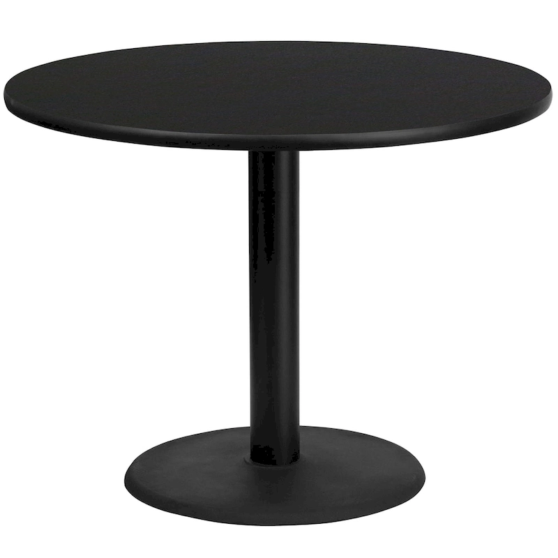 42 Round Laminate Table Top with 24 Round Table Height Base