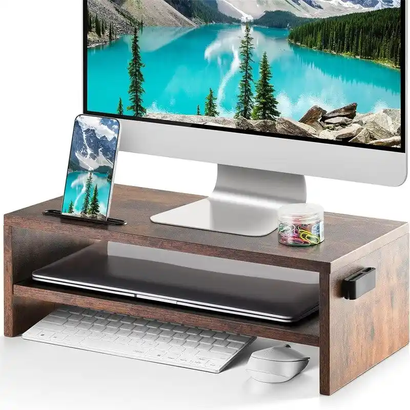 2 Tier Computer Monitor Stand