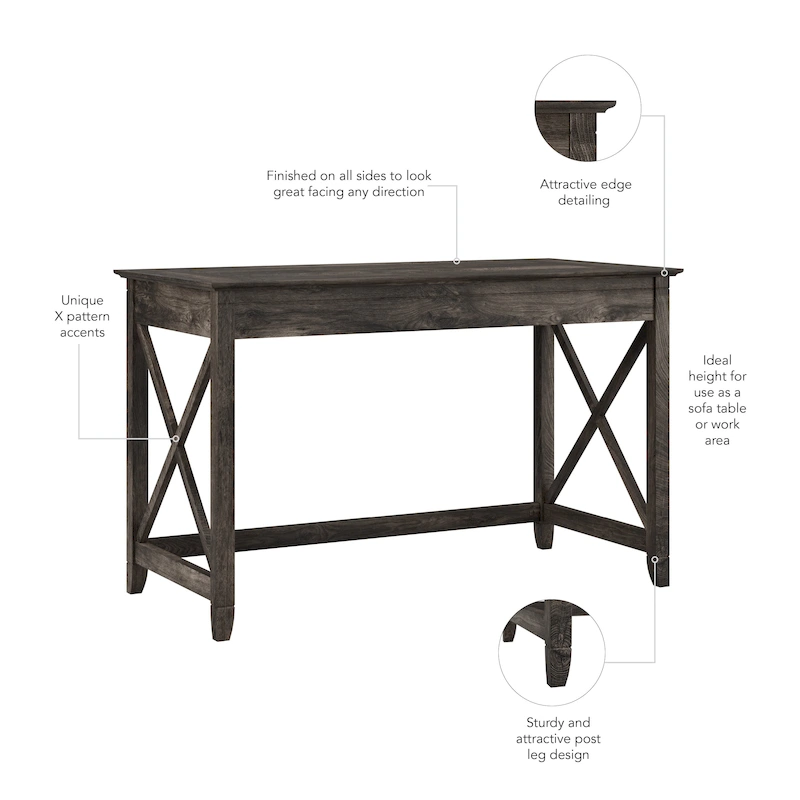 Key West 48W Writing Desk by Bush Furniture