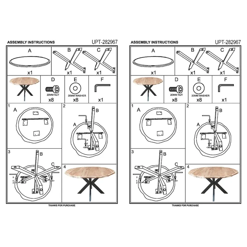 Kuri 41 Inch Handcrafted Live Edge Round Dining Table with a Natural Brown Acacia Wood Top and Black Iron Legs