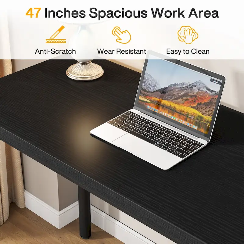 Modern Computer Desk Study Writing Table with 5 Drawers
