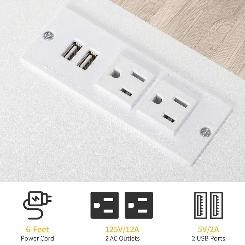 4-Drawer Dresser with USB Charging Station