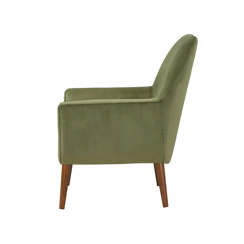 Mid-Century Velvet Arm Chair
