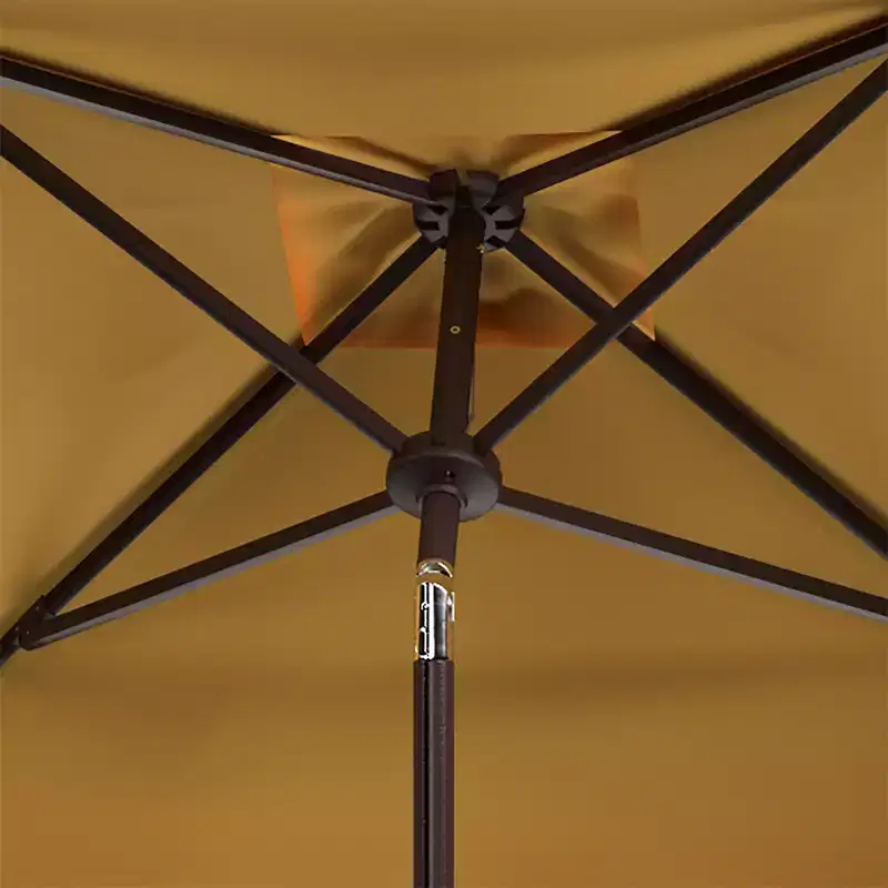 Elegant Valance 7.5 Ft Square Umbrella - PAT8406 - Safavieh