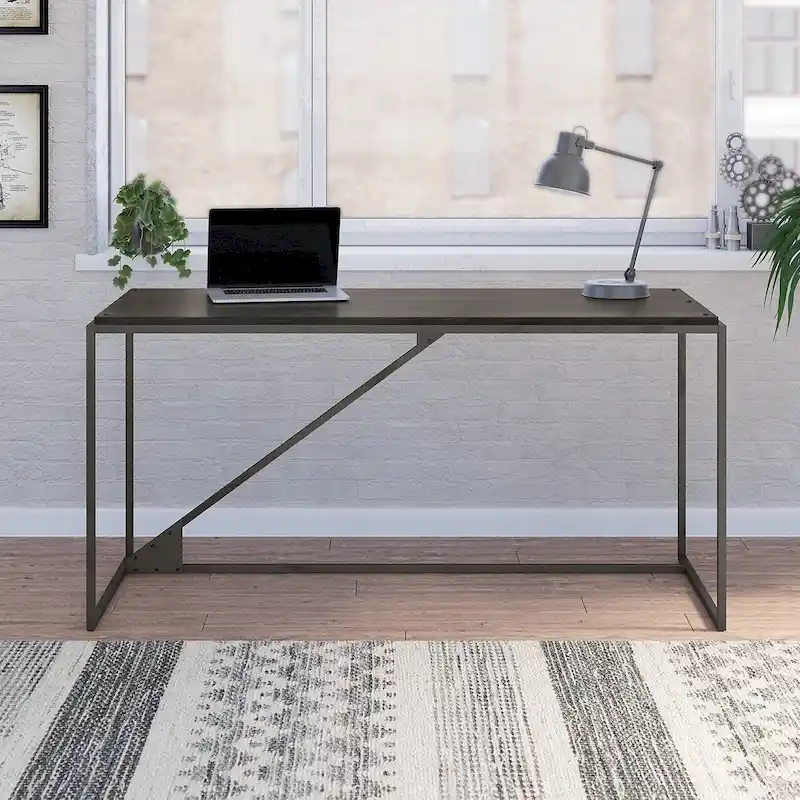 62W Industrial Desk, Large Home Office Desk