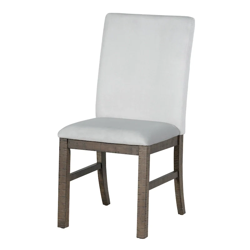 Traditional Style 7-piece Extendable Dining Table Set with Butterfly Leaf and 6 Upholstered Chairs