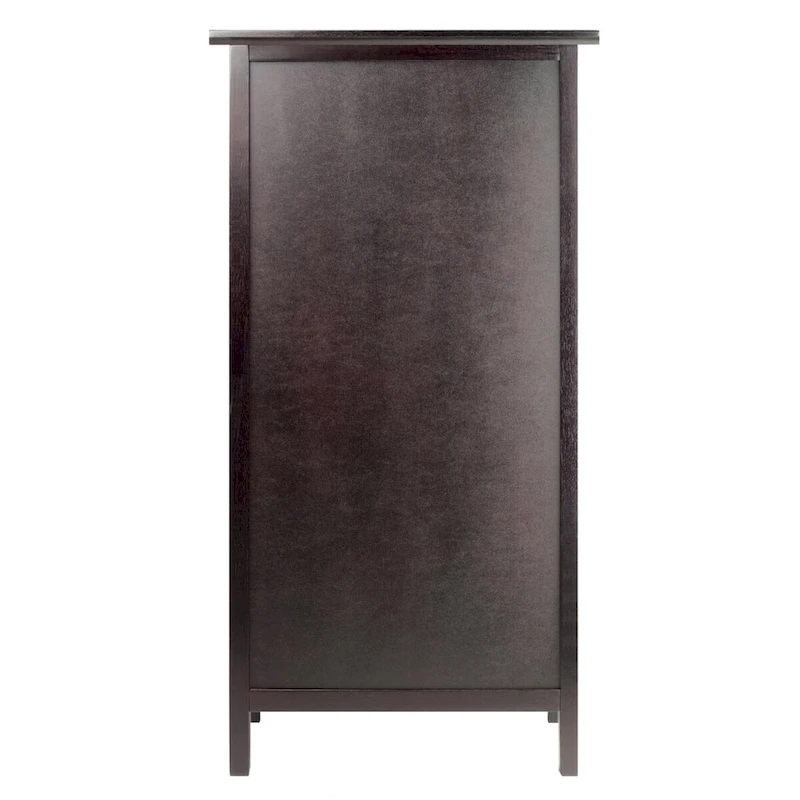 Alta Wine Cabinet, Espresso - 19.13 x 12.72 x 37.48 inches