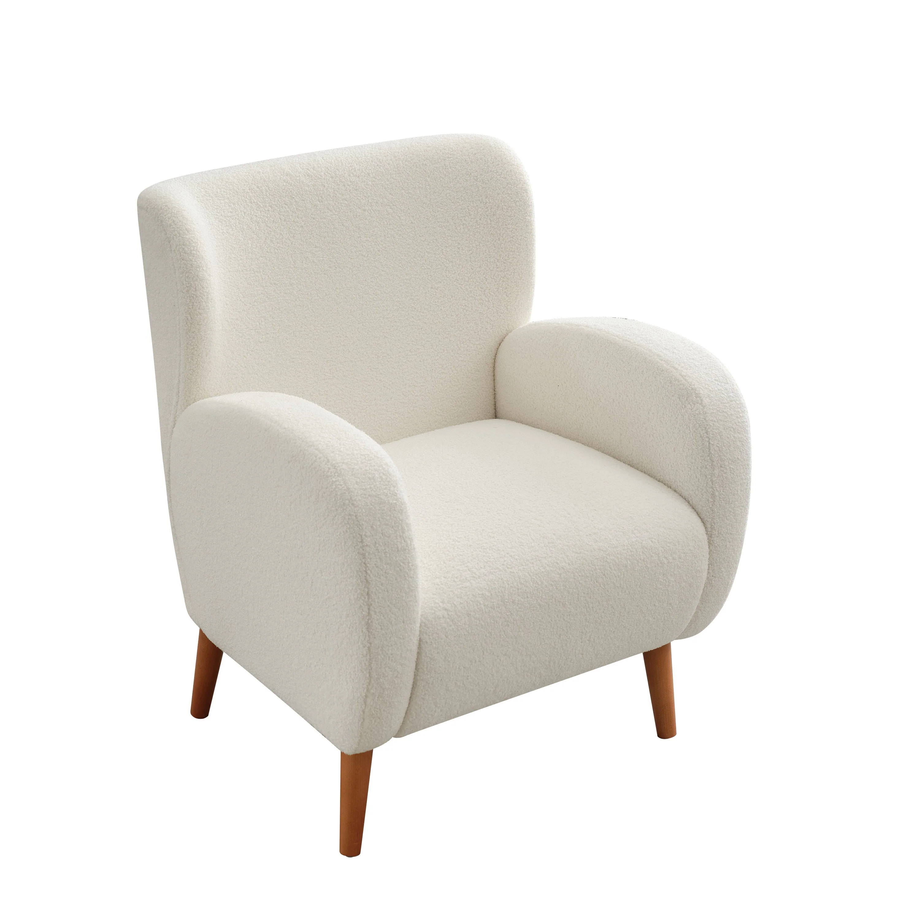 Modern Luxury Wingback Accent Arm Club Chair Single Sofa