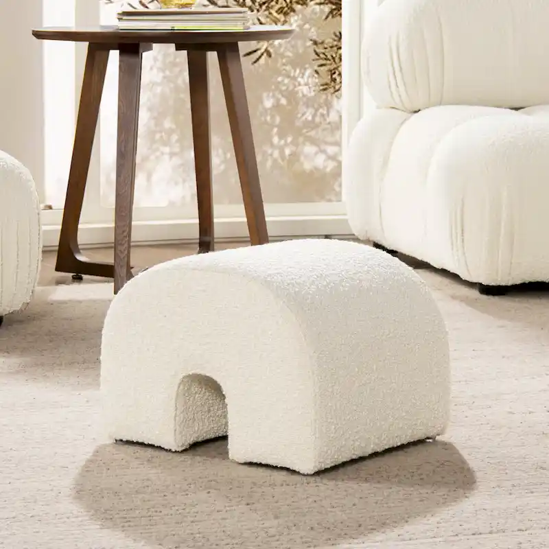 Arched Footstool Ottoman