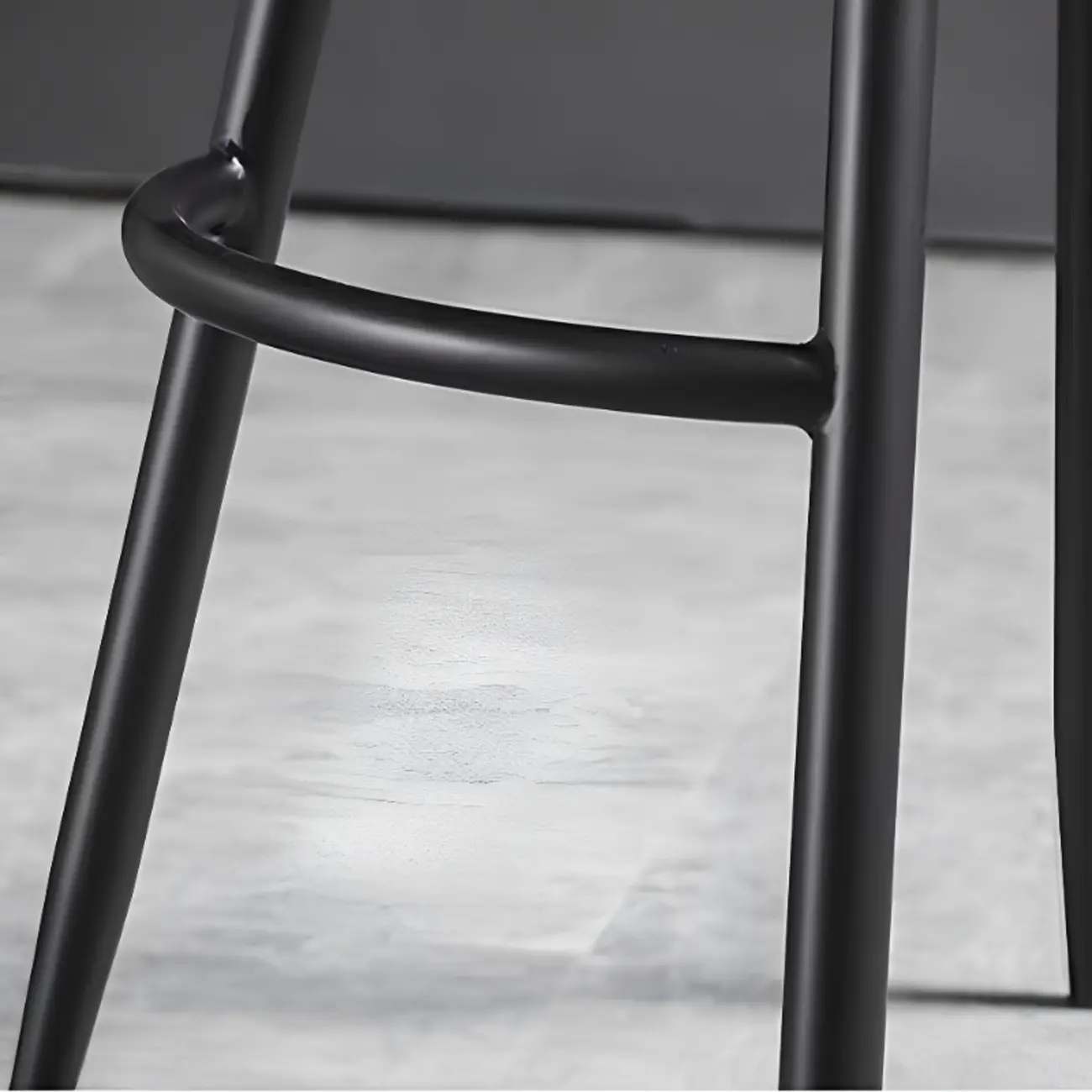 Industrial Counter Height Leather Swivel Bar Stools