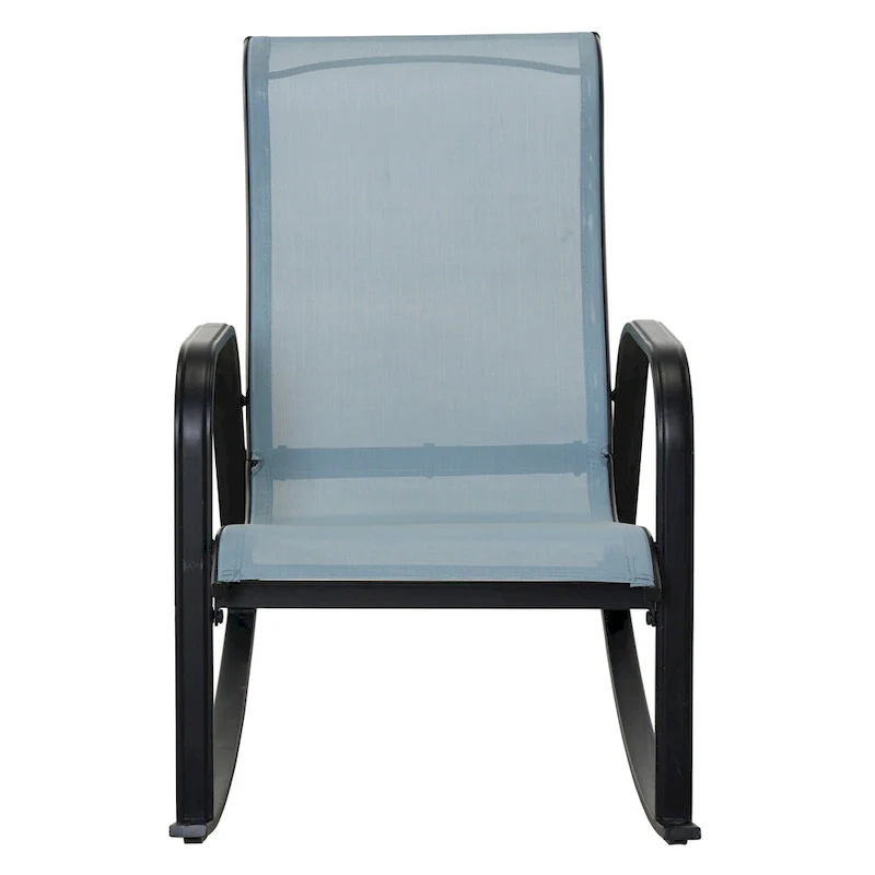 Single Iron Frame Removable Teslin Rocking Chair