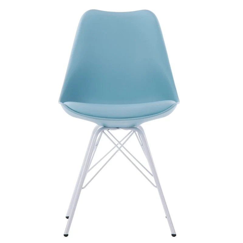 Mid-Century Modern Set of 2 Dining Room Chairs - N/A