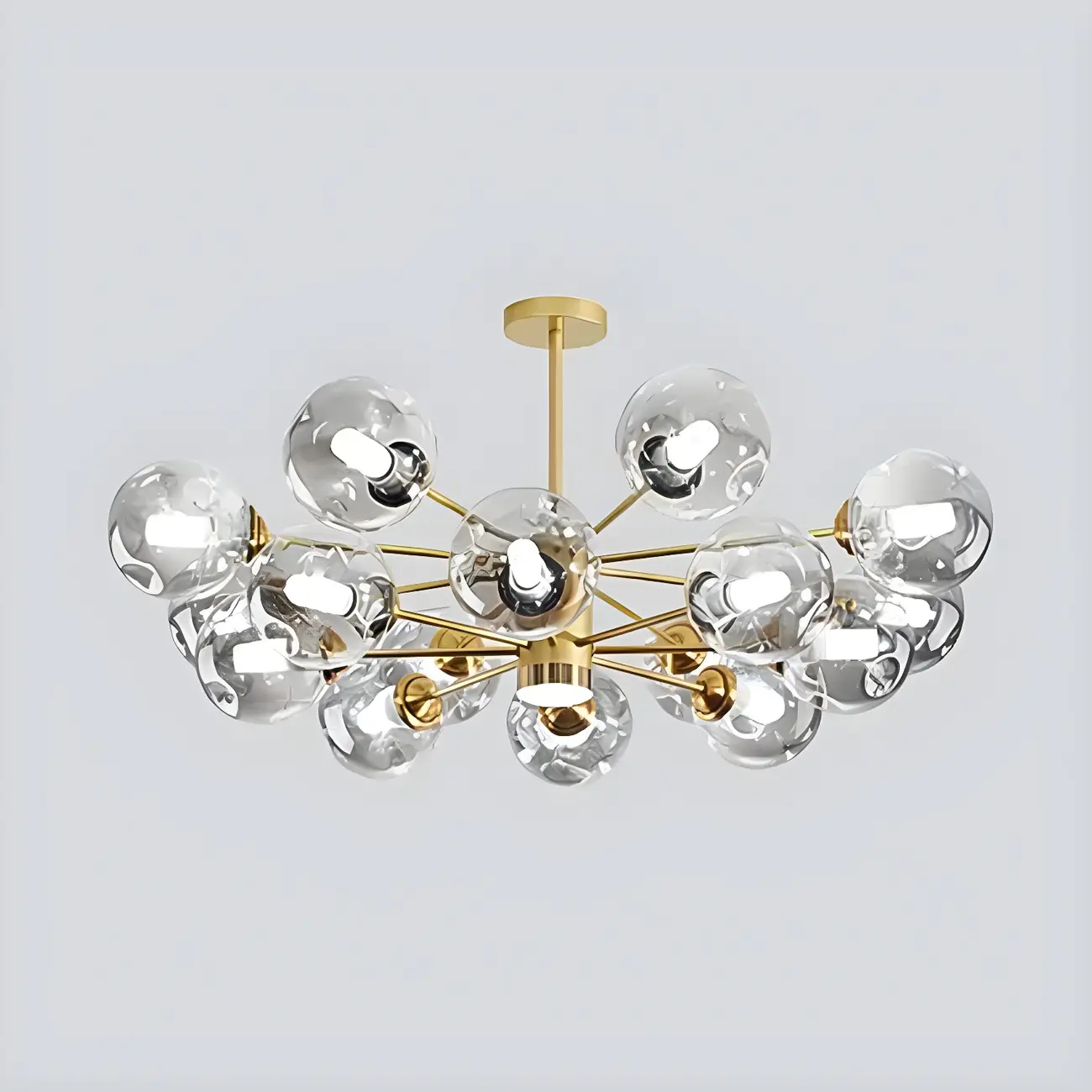 Modern LED Glass Crystal Sputnik Chandelier
