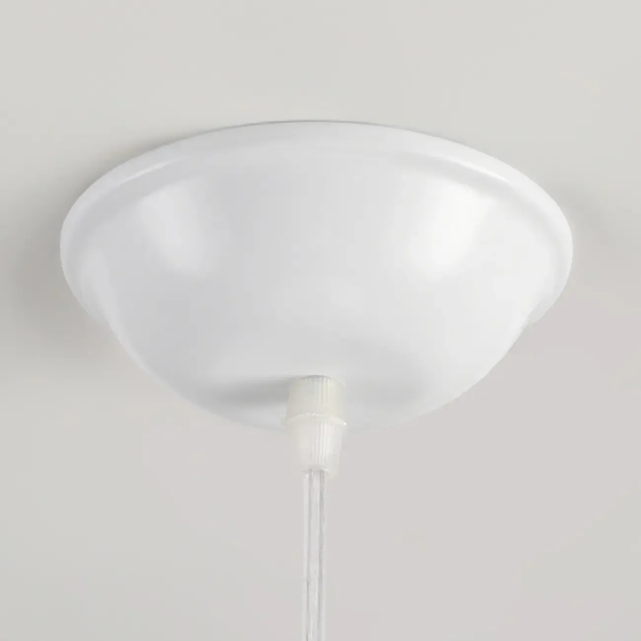 Modern White Fabric Adjustable Living Room Pendant Light