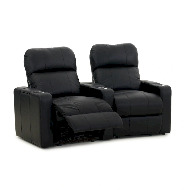 Octane Turbo XL700 Power Leather Home Theater Seating Set (Row of 2)