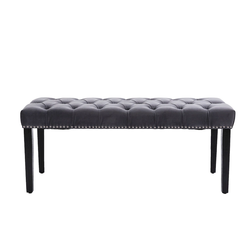 Upholstered Tufted Bench Ottoman Accent Bench