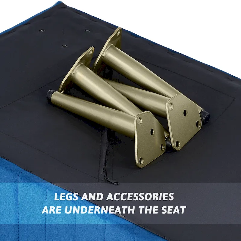 24 Modern Upholstered Entryway Bench with Padded Velvet Seat