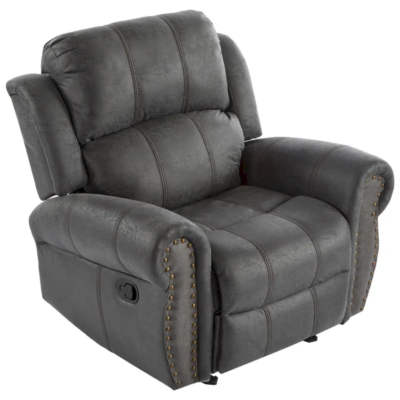 Charlie Bonded Leather Glider Recliner