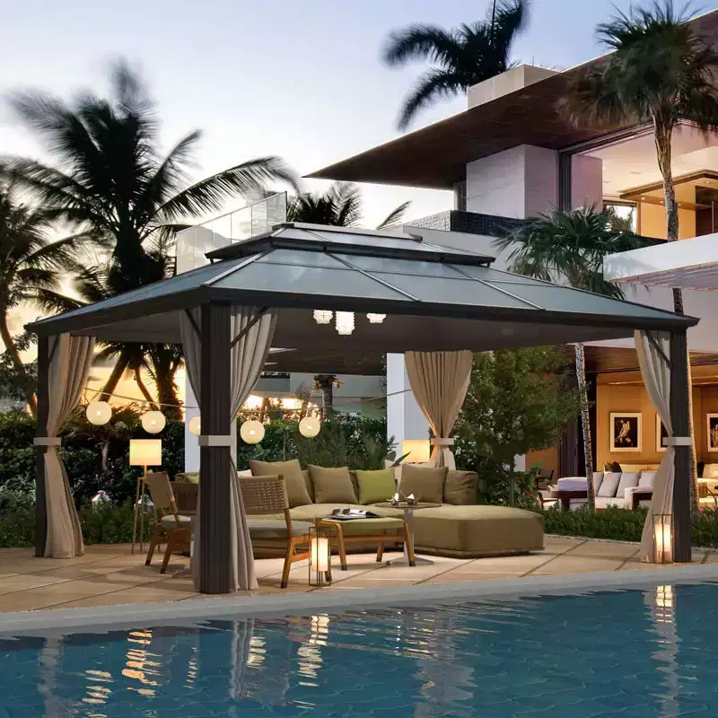 EROMMY Aluminum Patio Gazebo