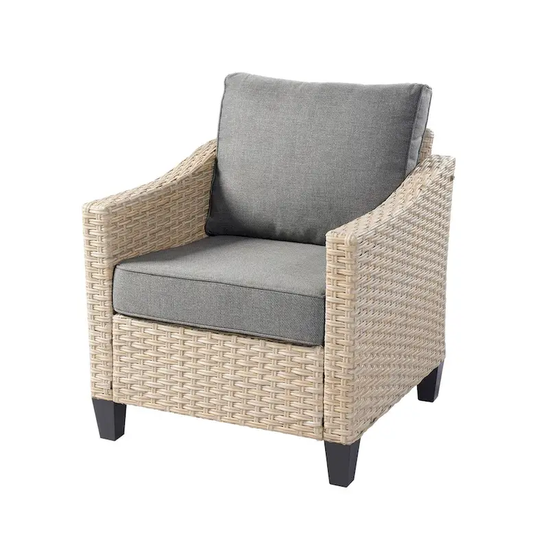 HOOOWOOO 8-piece Wicker Patio Furniture Conversation Sofa Set