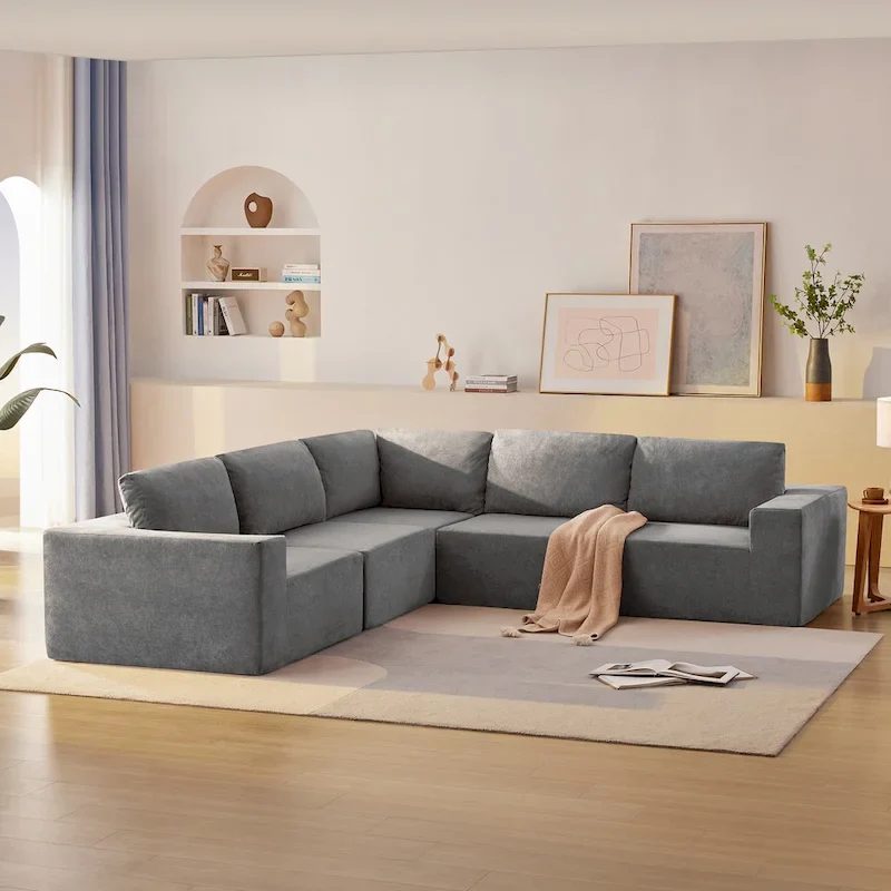 Modular L Shaped Sectional Sofa