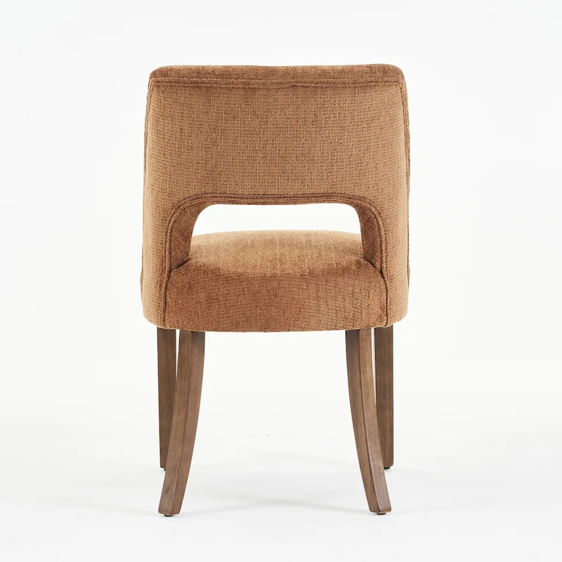 Upholstered Back Side Dining Chair Set of 2