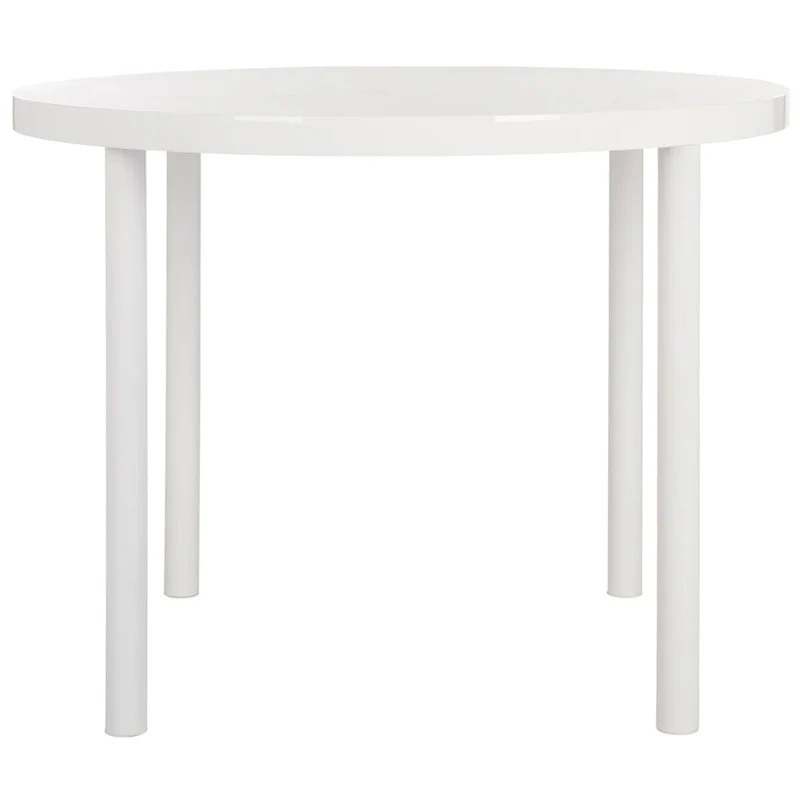 SAFAVIEH Janell White Dining Table - 39.4 x 39.4 x 30 - 39.4 x 39.4 x 30 - 39Wx39Dx30H