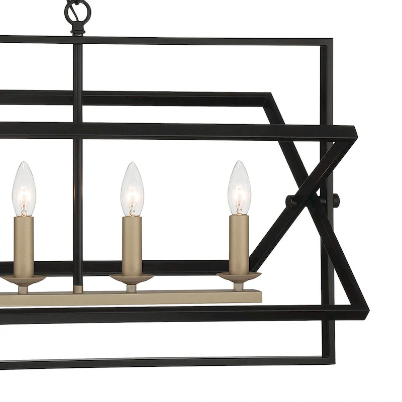 6 - Light Kitchen Island Pendant - 15.16 D*39.96 W*18.62 H