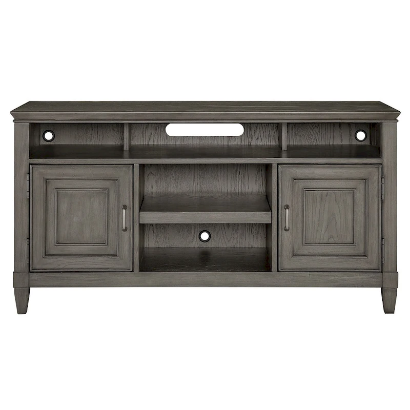 Origins by Alpine Newport Wood TV Console in Stone