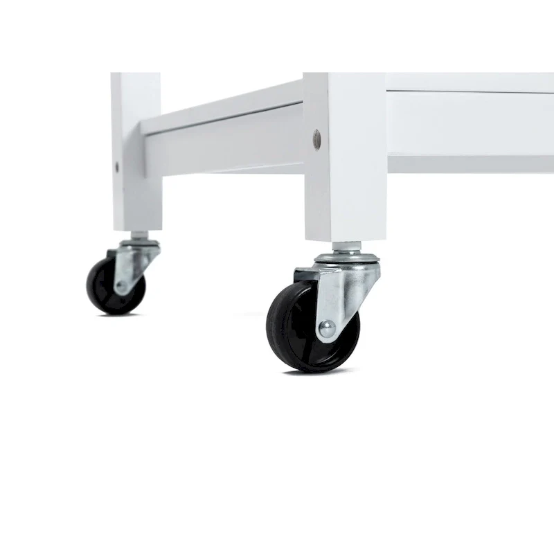 Holland Kitchen Cart With Stainless Steel Top