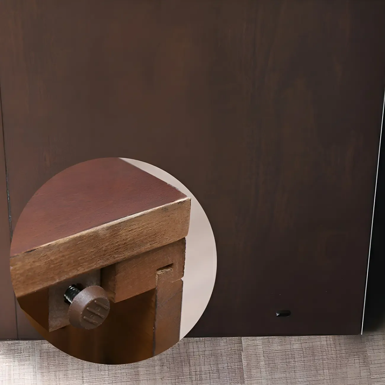 Classic Simple White Rectangular Wood Bookcase