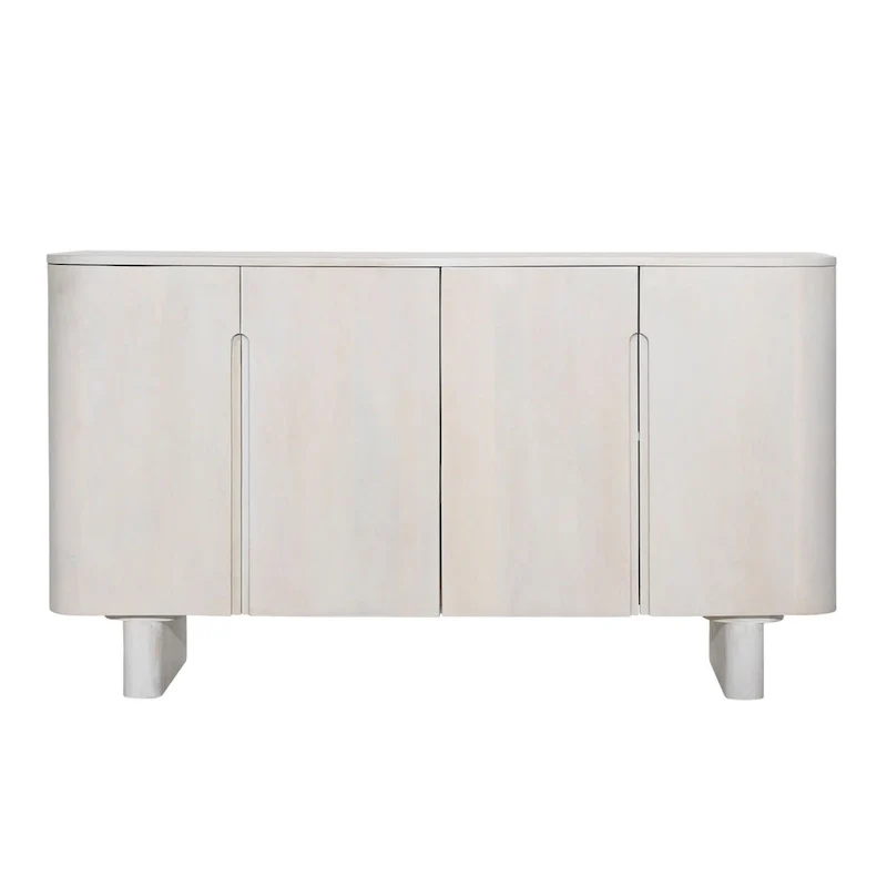 Essex 39 Tall 4-Door Cabinet, White