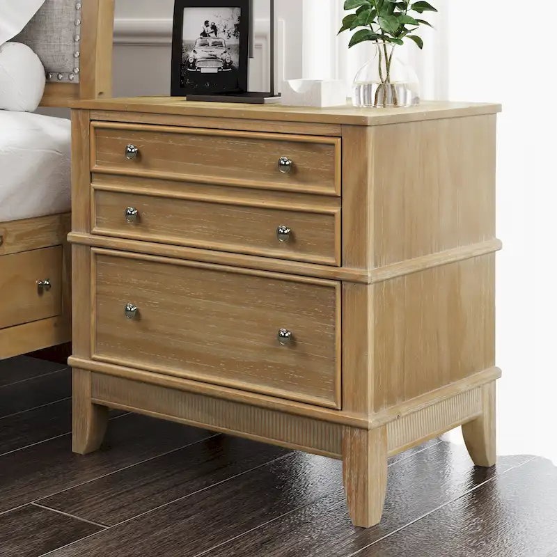 3-Drawer Nightstand