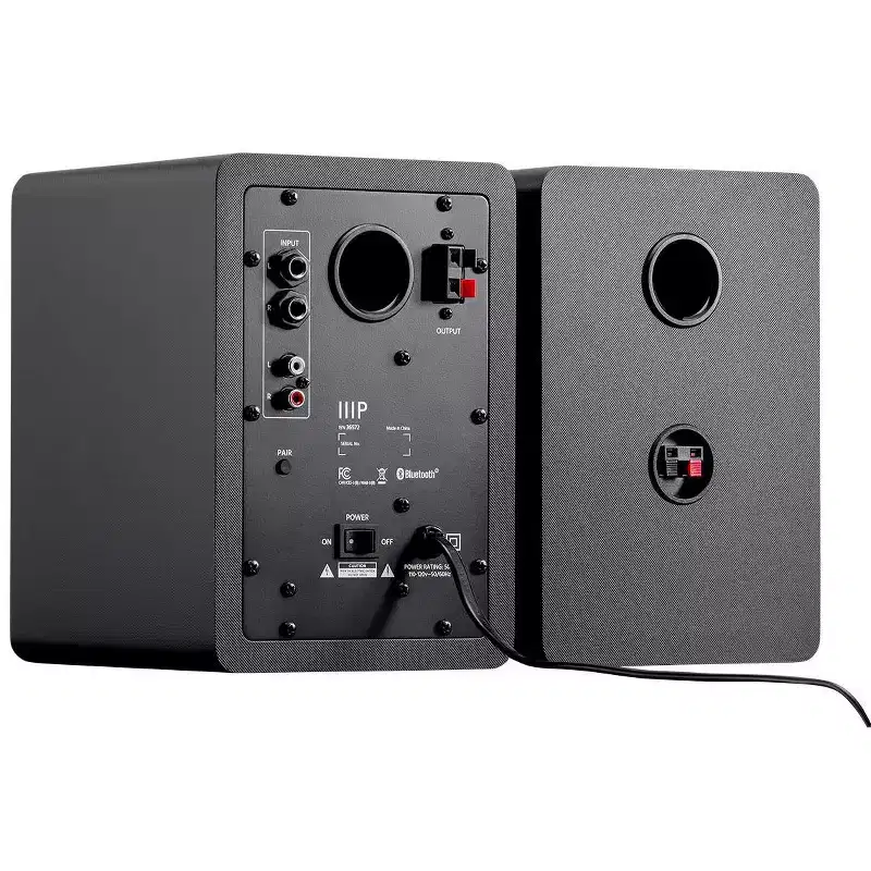 Monoprice DT-4BT 60-Watt Multimedia Desktop Powered Speakers With Bluetooth For Home, Office, Gaming, Or Entertainment Setup