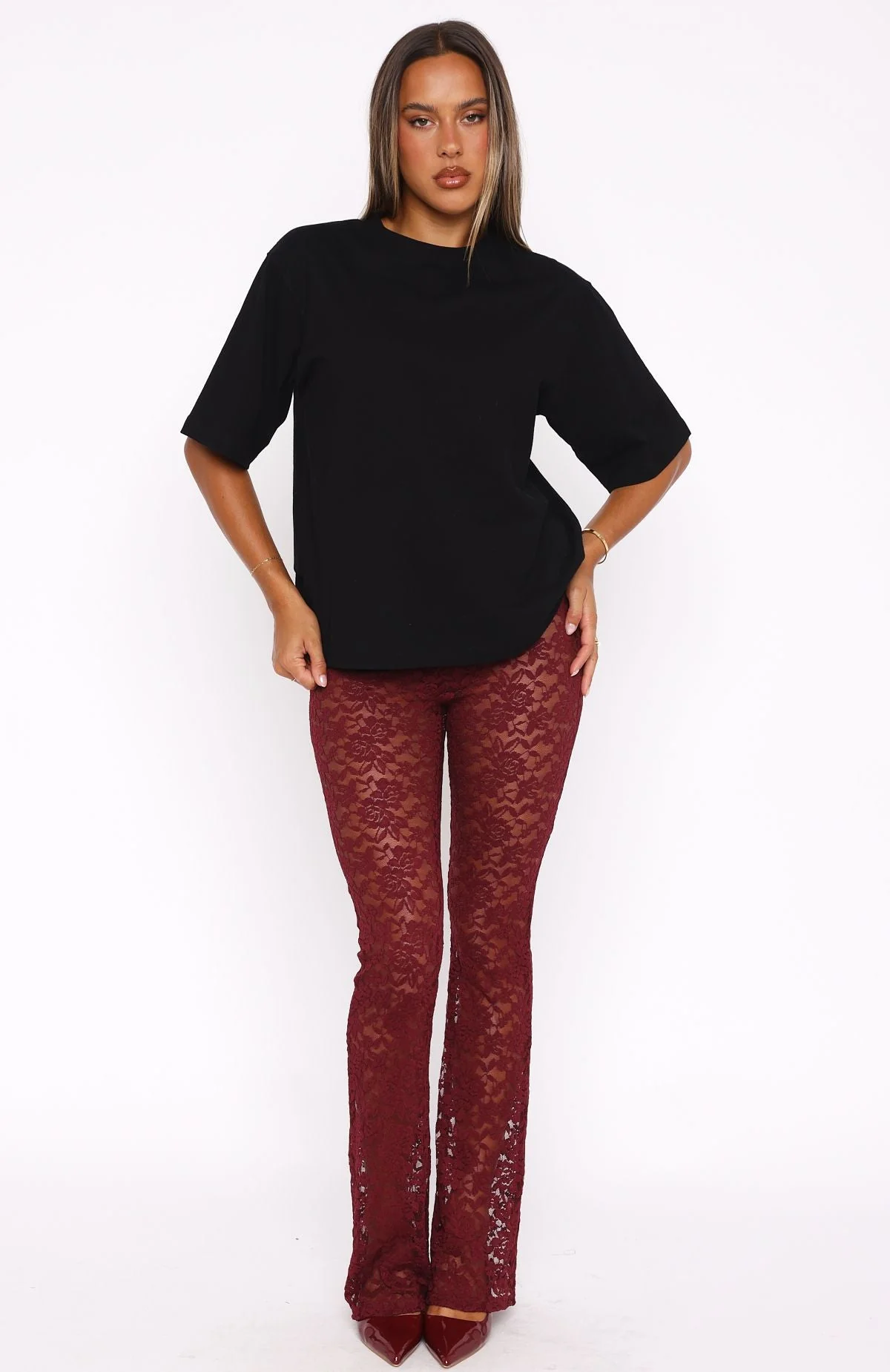 New Era Pants Wine